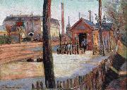 Paul Signac the jun ction at bois colombes oil painting on canvas